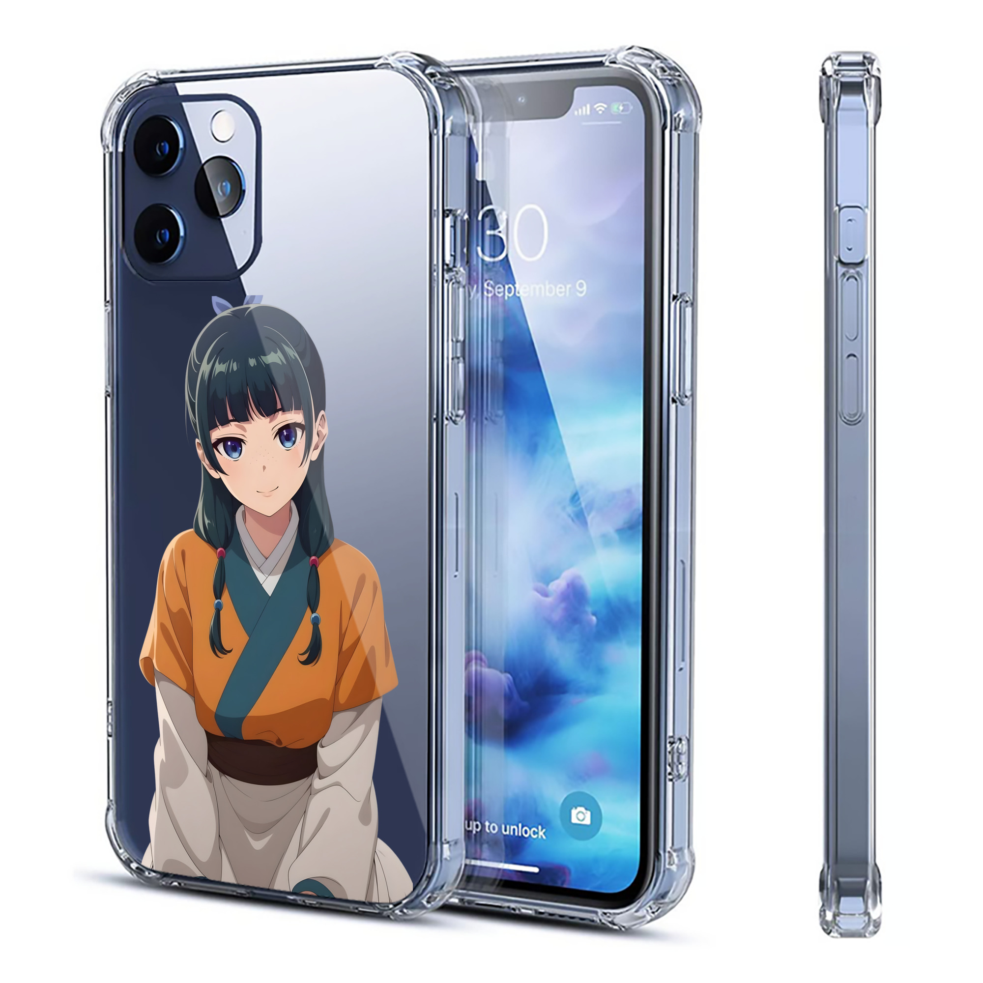 （画像用） 薬屋のひとりごと The Apothecary Diaries 【iPhone 12シリーズ対応】透明スマホケース（クリアソフトケース）